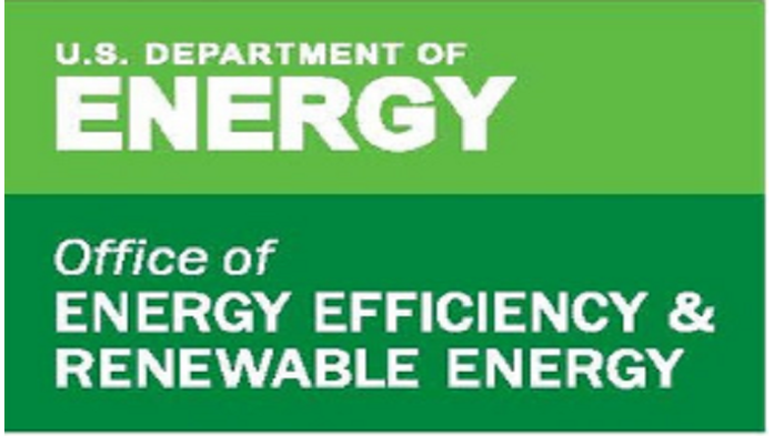 A logo for the US Department of Energy's Office of Energy Efficiency and Renewable Energy